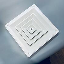 ABS square diffuser Out of wind circular shutter central air conditioning ABS Plastic inspection outlet 350400 Ventilation