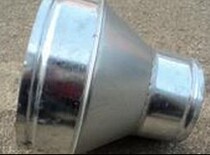 Processing galvanized white iron size head reducer duct joint reducer ventilation fan ventilation pipe horn customization
