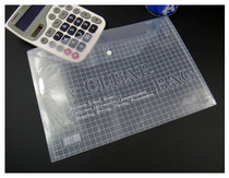 Transparent A4 button bag A4 button bag A4 file bag bag file bag 16C file bag