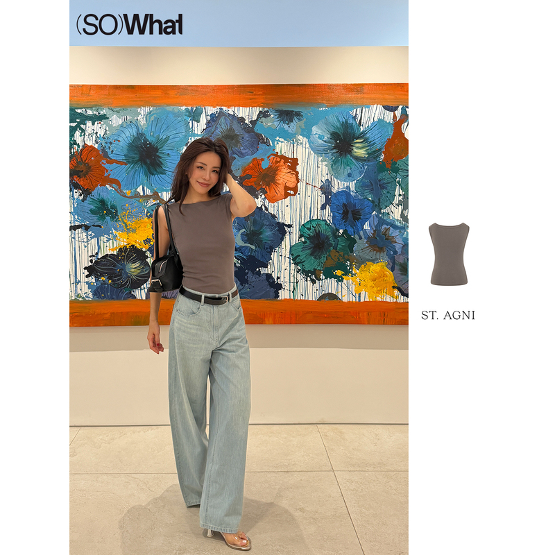 In Stock Sowhat Buyer's Store Australian St.Agni Reversible Simple Organic Cotton U-Shaped Backless Top In Stock Sowhat Buyer's Store Australian St.Agni Reversible Simple Organic Cotton U-Shaped Backless Top