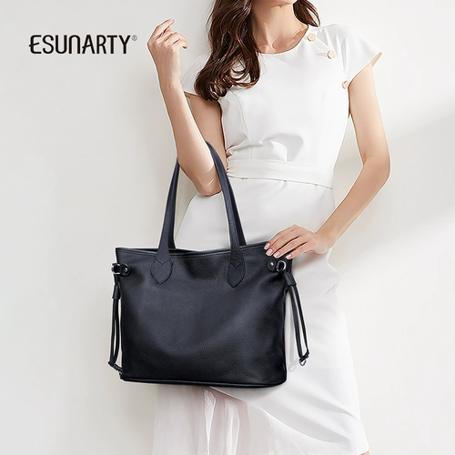 Портативная сумка через плечо, вместительная и большая сумка на одно плечо, из натуральной кожи