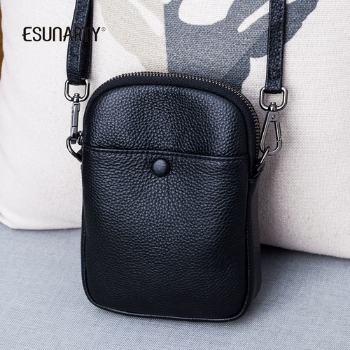 Сумка для телефона, сумка через плечо, маленький мобильный телефон, демисезонная сумка на одно плечо, из натуральной кожи