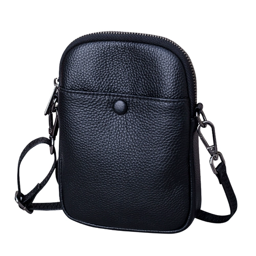 Сумка для телефона, сумка через плечо, маленький мобильный телефон, демисезонная сумка на одно плечо, из натуральной кожи