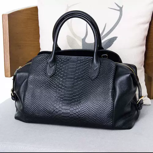 Сумка через плечо, вместительная и большая модная сумка на одно плечо, из натуральной кожи