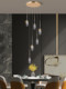 Villa Duplex Staircase Chandelier, Light Luxury and Elegant Crystal Living Room Chandelier, Loft Overhead Rotating Suspended Chandelier