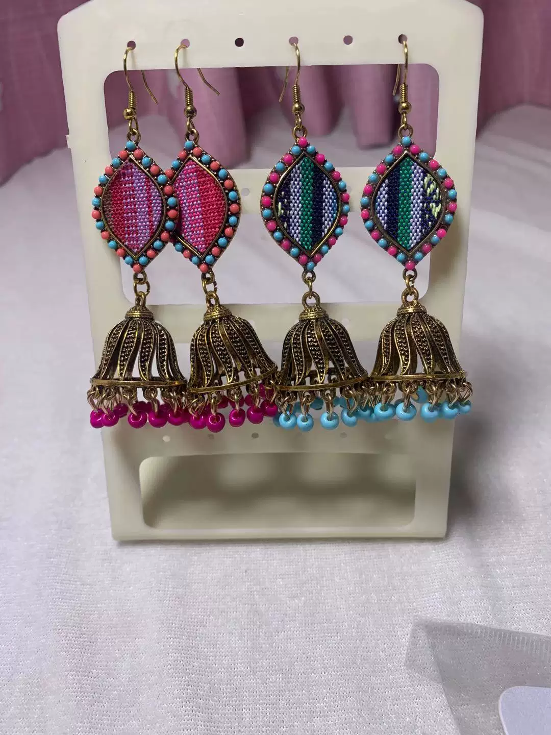 Южноазиатские wind handmade серьги Flow Su Bing из сплава, без золота, без золота, пожалуйста, свяжитесь со службой поддержки заранее перед съемкой