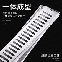 304 stainless steel long floor drain long strip deodorant floor drain project hotel shower room bathroom extended large displacement