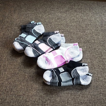 Towel Bottom Sports Socks Female Autumn Winter Short Drum Cotton Socks Fitness Running Training Low Bunch Socks Breathable Antibacterial Sweat and Sweat Damp