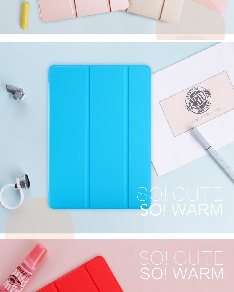 2018 mới của Apple iPad trường hợp air2 2017 mới siêu mỏng 9,7 inch tablet Pro11 5 inch vỏ da thả kháng Pro10.5 vỏ A1893 / A1822 triple - Phụ kiện máy tính bảng vỏ ipad