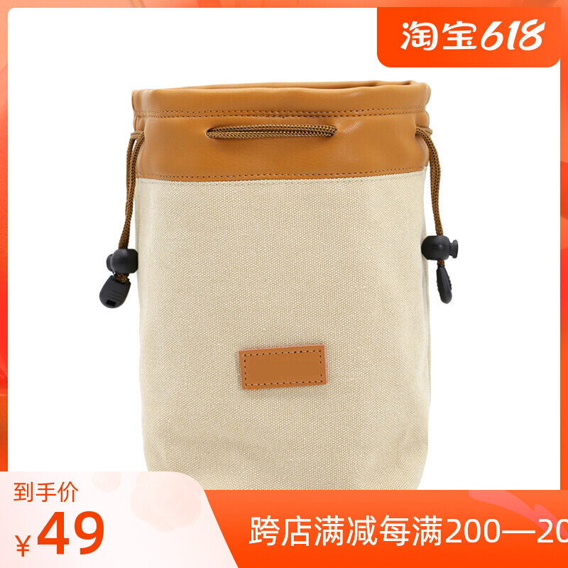 Single Eye Camera Containing Bag Canvas Liner Bag Photography Adaptation Canon Sony Fuji Micro Single Eye Camera Black Card Lens Bag Bag
