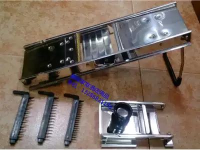 Stainless steel blade multifunctional vegetable cutter shredded sliced sliced chips potato chips KFC manual New