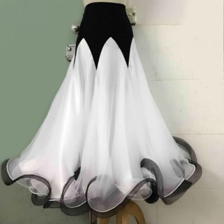 2021 new modern dance waltz big swing dress dance performance competition skirt custom-made social dance practice dress