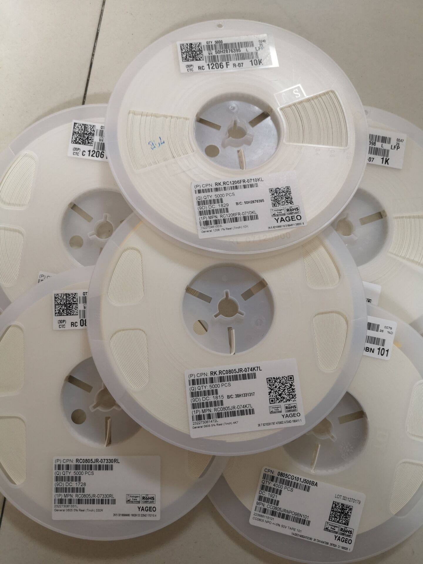 National giant patch resistance 0201 0402 0603 0805 1206 1210 2512 2512 series