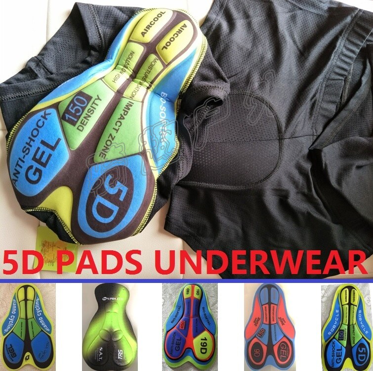 New silicone cushion cycling underwear will breathe 5D cushion cycling shorts a variety of cushions optional