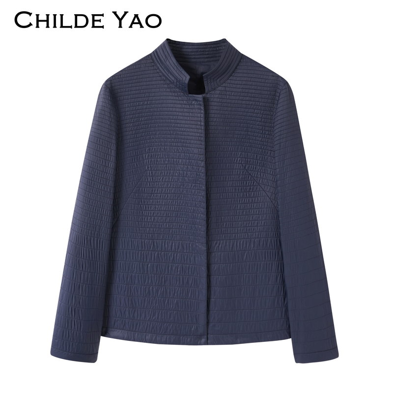 Childe Yao Lightweight Cotton Coat for Petite Women, 2025 Autumn and Winter New Casual Versatile High-End Jacket