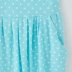 Caizi 8 Jiejiesi của Phụ nữ Hàn Quốc Mỏng Polka Dot Thắt lưng cao hai túi Vest Váy Đầm mùa hè - Váy eo cao
