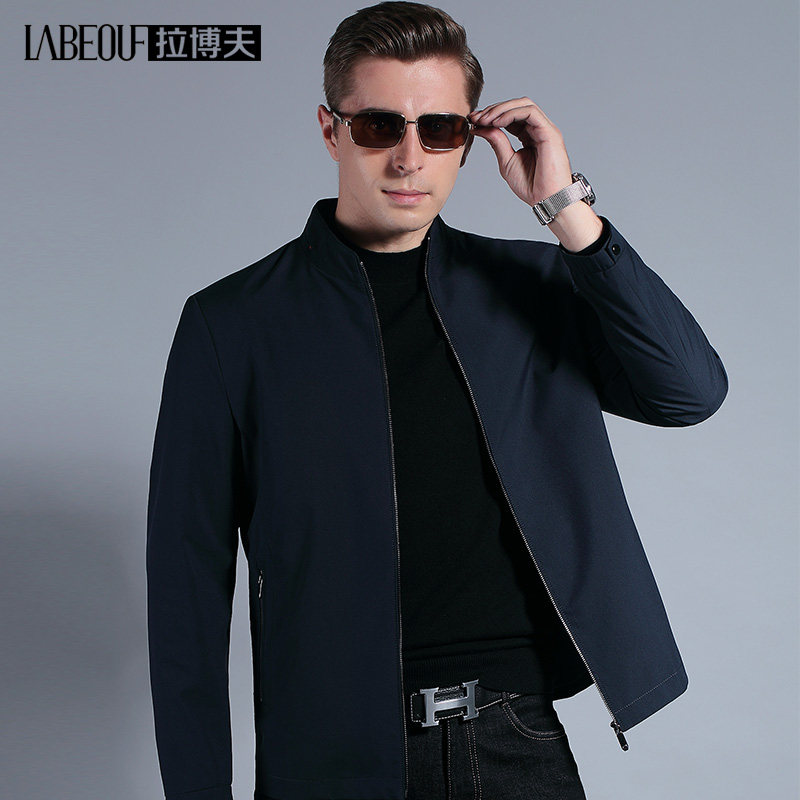 Labov Jacket Man Middle-aged Spring New Collar Men Jaket Dad Dress Business Casual Big Size Jacket
