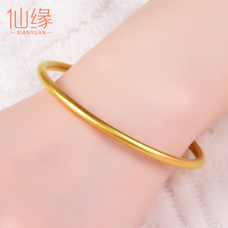 Ancient Method Gold Bracelet 9999 Pure Gold Bracelet Pass Down Gold Bracelet Women's Gold Bracelet Gold 999 Vegetarian Ring 24k Bracelet