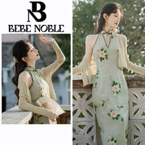 BEBE NOBLE improved cheongsam young style spring and autumn new Chinese style womens national style suit retro dress for women