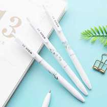 Morning Light 46418 Ballpoint Pen Grass Set Press Ball Pen 0 5 Blue Bullet Oil Pen Full