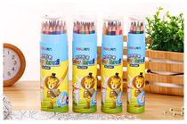 Deli 6590 color pencil student art coloring triangle pole color lead painting color pen 12 18 24 36 color