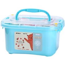 Morning light storage box Crystal mud foaming glue transparent security nonstick hand magic Slime handmade material