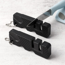 Cross-border mini knife sharpener household portable whetstone fruit knife sharpening stick outdoor portable ceramic knife sharpener