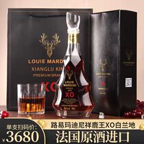 Country Raw Wine Imported Foreign Wine Louis Mardini Xianglu Wang XO Brandy Gift Box 500ml40 Degree Bar Wine Water