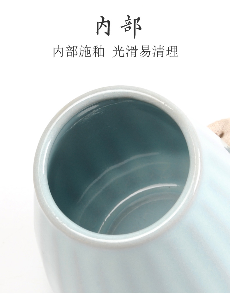 Your up caddy fixings ceramic seal pot small storage POTS household act the role ofing is tasted the tea pot POTS decoration can of small jar