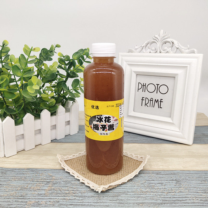 Sour plum sauce 500g Chaoshan liquorice Fruit seasoning sour plum juice roasted duck with plum sauce salted sweet plum juice