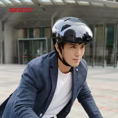 sebic electric car helmet bicycle helmet electric bicycle helmet electric bicycle helmet breathable fashion fashion men and women Four Seasons Universal