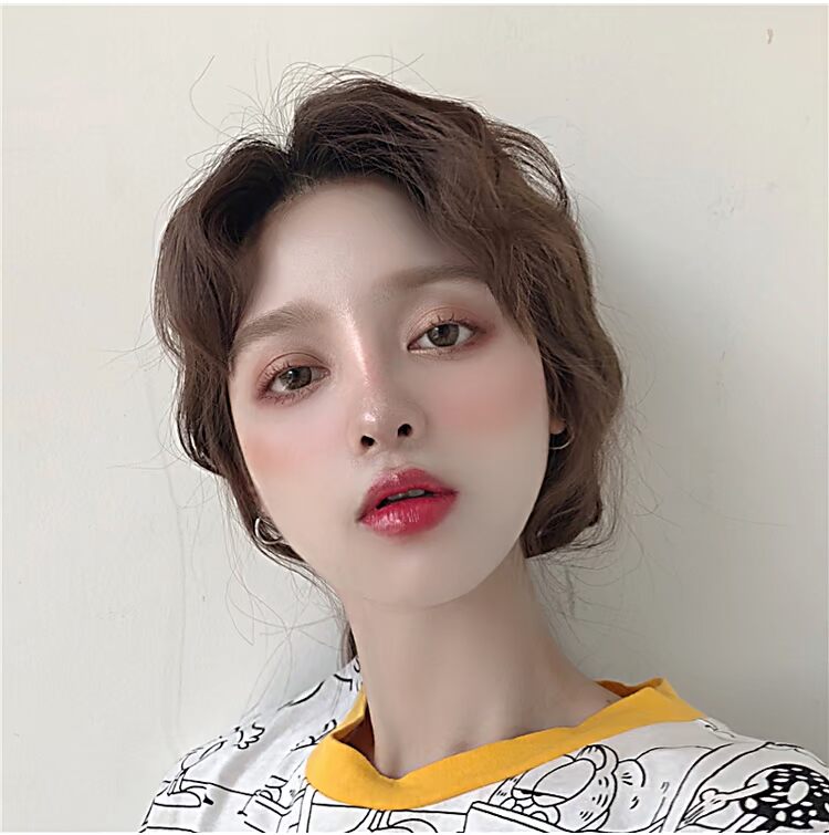 Ins rung cùng Von Gee đá cẩm thạch thủy tinh son môi set lip gloss lip gloss dưỡng ẩm màu cà chua học sinh 	son bóng victoria secret	