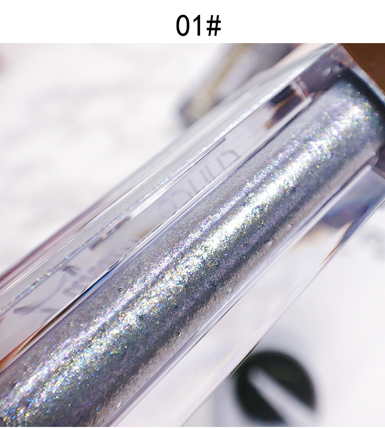Xuất khẩu Dubai USHAS sáng bóng sequin ngọc trai lỏng bóng mắt kẻ mắt nước mắt trang điểm cao ánh sáng nằm bút tằm - Bóng mắt bảng mắt 3ce 9 ô