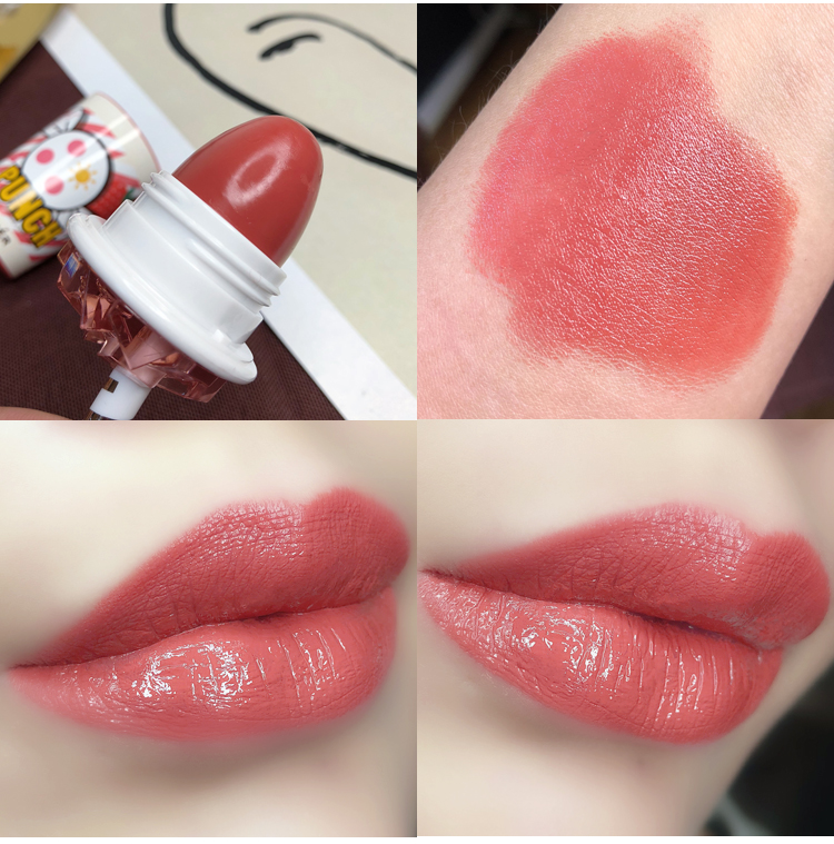 Girly dễ thương uống cola chai hình dạng son môi rỉ sét đậu đỏ dán dưỡng ẩm - Son môi 3ce childlike