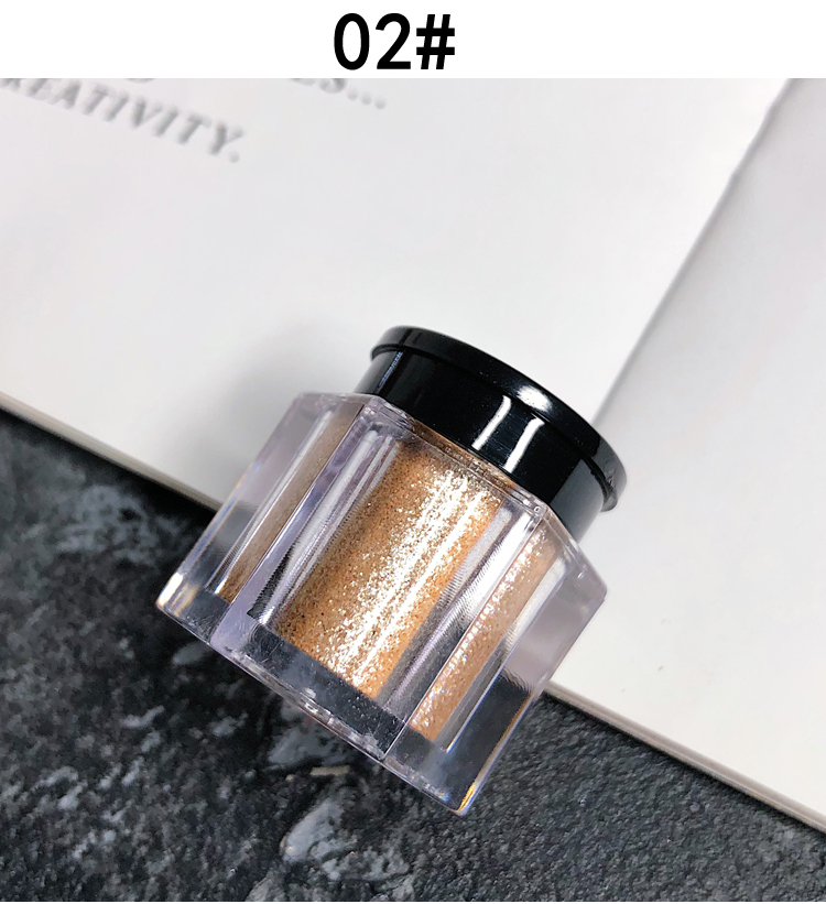 Ucanbe Châu Âu và Châu Mỹ Kim cương Phân cực Chameleon Pearlescent Phấn mắt Bột long lanh phấn kẻ mắt