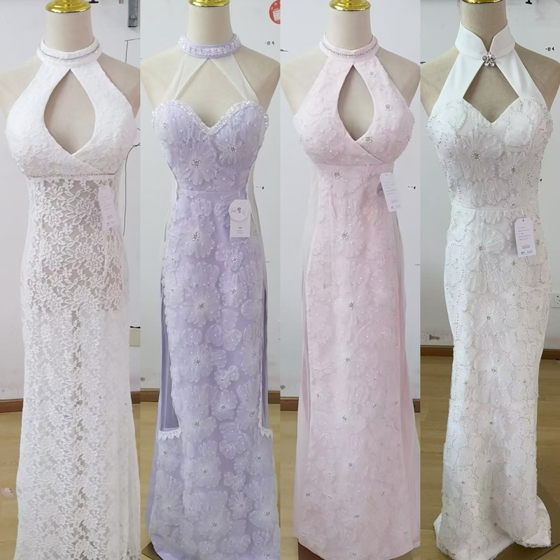 Evening Dress, High-End Light Luxury, Niche, Host, Annual Meeting, Banquet, Nightclub, Bar, Ktv, Model, Catwalk Performance Costume