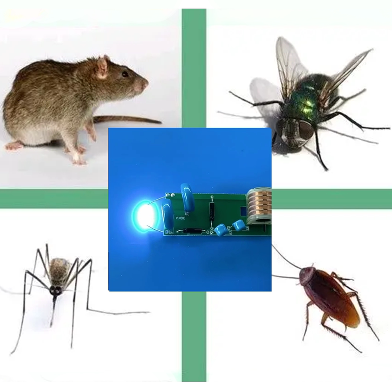 20Kv High-Power High-Voltage Module Boost Coil Kills Mosquitoes, Flies, Cockroaches, and Mice with Just One Strike Xkt203-41