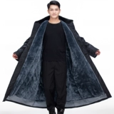 Сверхдлинное длинное демисезонное пальто, куртка