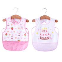 Antarctic people waterproof anti-dressing baby apron baby eating coat bib children long sleeve painting clothes autumn and winter