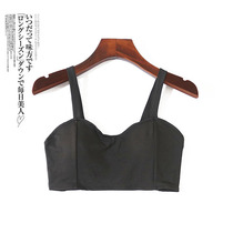 36MD 2020 Summer new beauty back harness vest woman with chest cushion bra outwear for internal hitch underwear boom