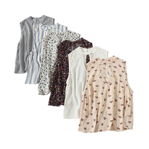 3315 Relaxation Man Cotton Vest Woman Summer New Big Code Sleeveless Printed T-Shirt Lady Casual Undershirt Blouse