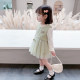 Girls foreign style dress Korean version spring and autumn baby gauze skirt suit two-piece children's spring mesh princess dress