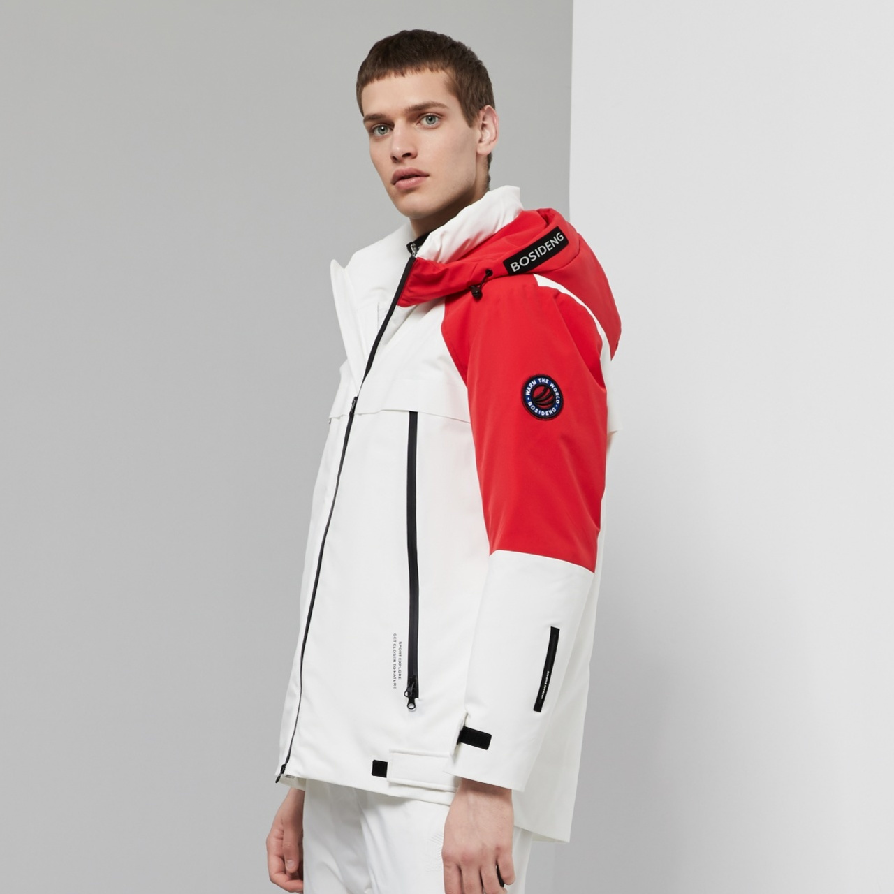 Bosideng Olai down jacket Olai men's medium and long version hooded autumn and winter fashion trend jacket B90132113