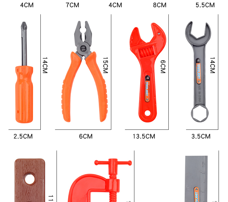 Trẻ em mô phỏng chơi nhà công cụ sửa chữa đồ chơi thiết lập hộp bé screwdriver khoan điện bolt nut cậu bé