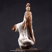 Taihang Thuja root carving Maitreya longevity star Guanyin Bodhidharma aged old material pen hanging living room natural follow-up wood carving ornaments