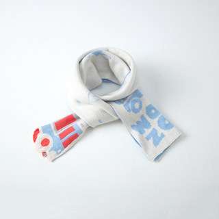 Cotton-Based - Autumn and Winter Yarn 77% Cotton 23% Cashmere Children's Baby Scarf Unisex Cartoon Cute Knitted Neck Warmer