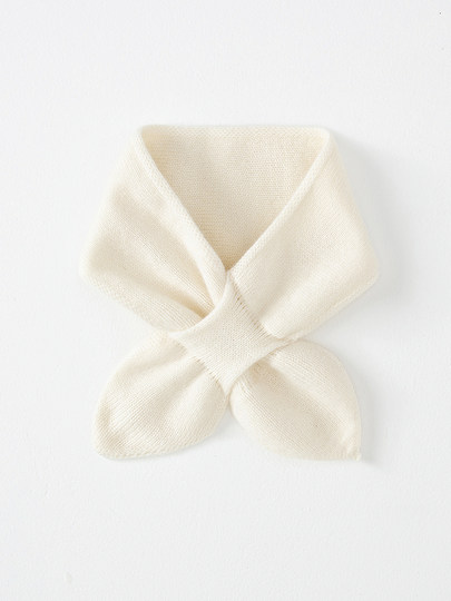 Dearlove-Conseni-100% Pure Cashmere Winter Children's Scarf Baby Infant Cross Warm Neck Warmer