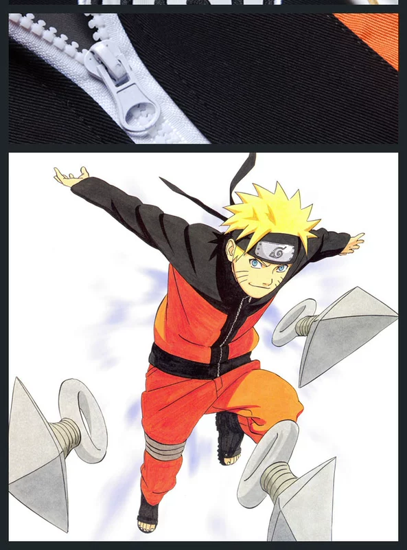 Xoài Naruto Quần Áo Anime Trang Phục Hóa Trang Uzumaki Naruto Thế Hệ Thứ Hai Áo Choàng Phối Tóc Giả Giày