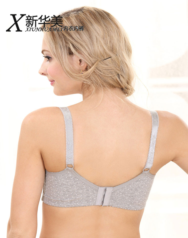 Mùa hè cô gái đồ lót cotton không có vòng thép ba ngực B cup phần cotton thoáng khí mềm mại thấm mồ hôi áo ngực áo lót không gọng