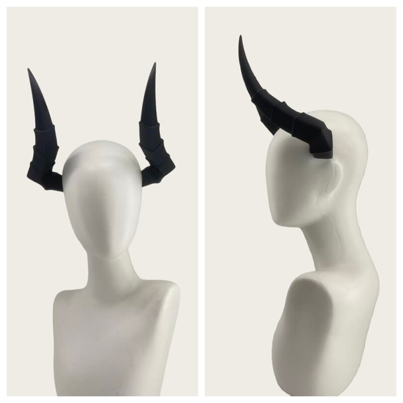 Halloween Dark Gothic Style Decorative Hair Accessories Punk Horns Exaggerated Headwear Accessories Halloween Dark Gothic Style Decorative Hair Accessories Punk Horns Exaggerated Headwear Accessories